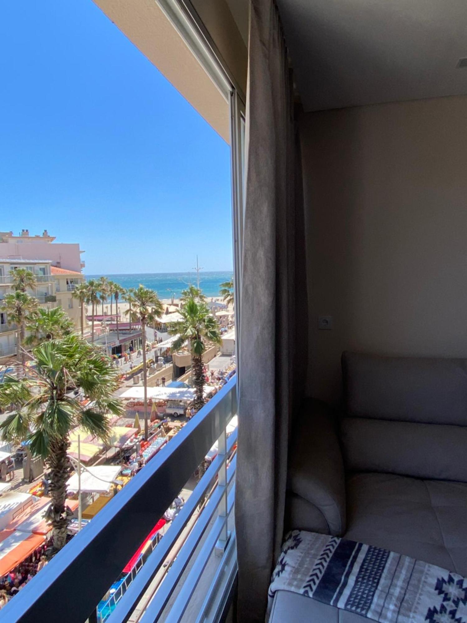 Appartement T2 Vue Sur Mer, Place Mediterranee Canet-en-Roussillon Eksteriør bilde
